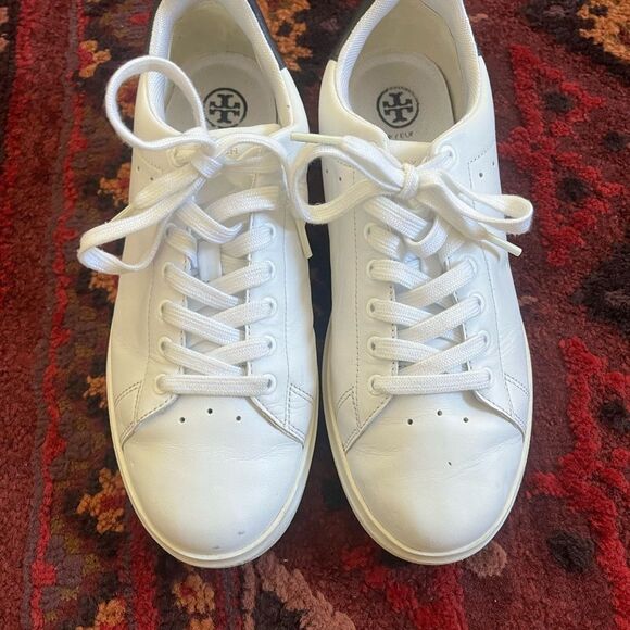 Tory Burch Howell Court leather sneakers 8.5 - Picture 2 of 11